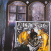 Jos&eacute; De Le&oacute;n. To Greco. :: 1989.  200x300cm.  mixta/lienzo